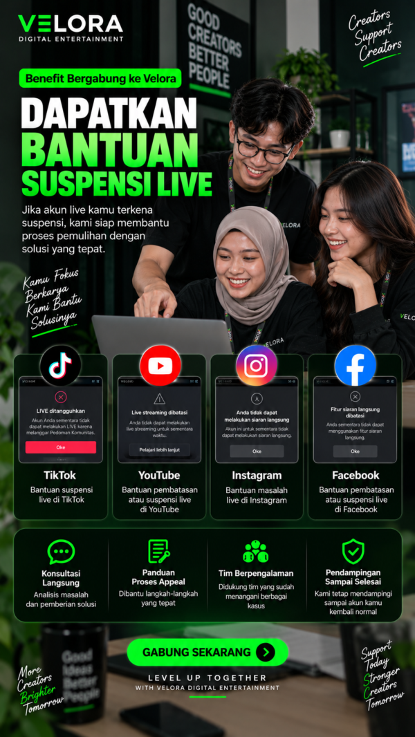 Benefit Gabung Velora Digital Entertainment mendapatkan Bantuan banned Benefit Gabung Velora Digital Entertainment mendapatkan Bantuan banned