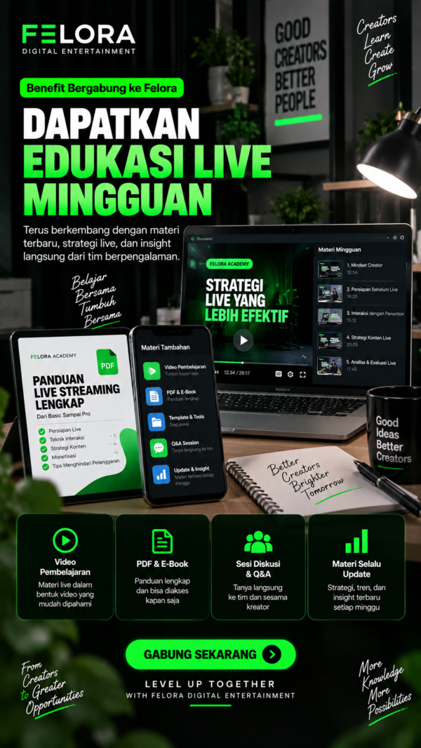 Benefit Gabung Velora Digital Entertainment mendapatkan Edukasi Mingguan Benefit Gabung Velora Digital Entertainment mendapatkan Edukasi Mingguan